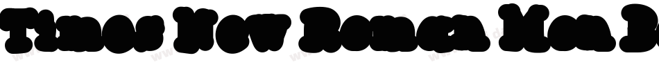 Times New Roman Mon Bold字体转换